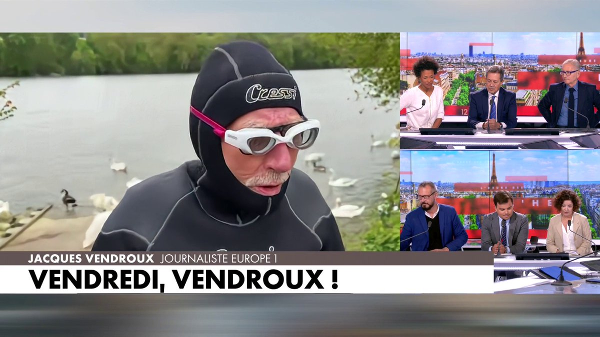 Dans sa chronique du 19/04/2024, Jacques Vendroux vous fait découvrir la natation en eau libre dans la Seine
