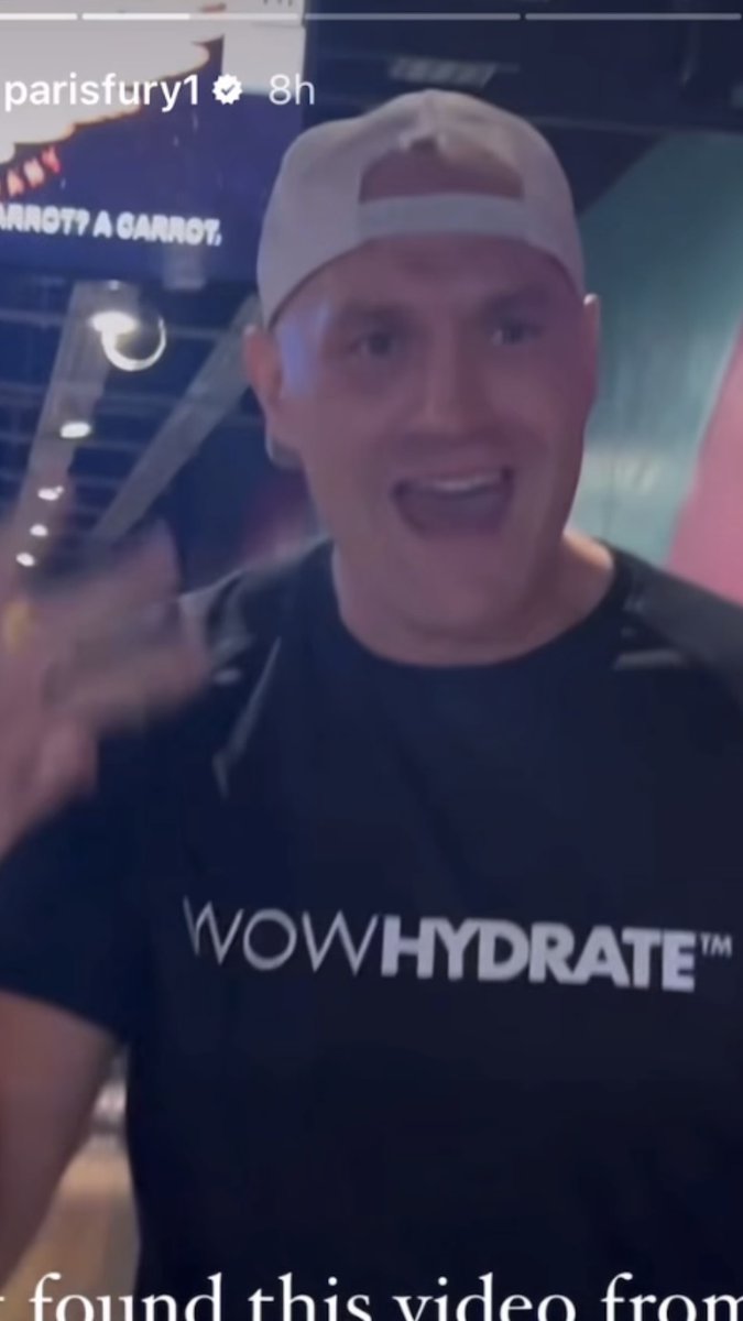 Tyson Fury bowling a turkey recently: "He's good at everything." [🎥 Paris Fury]