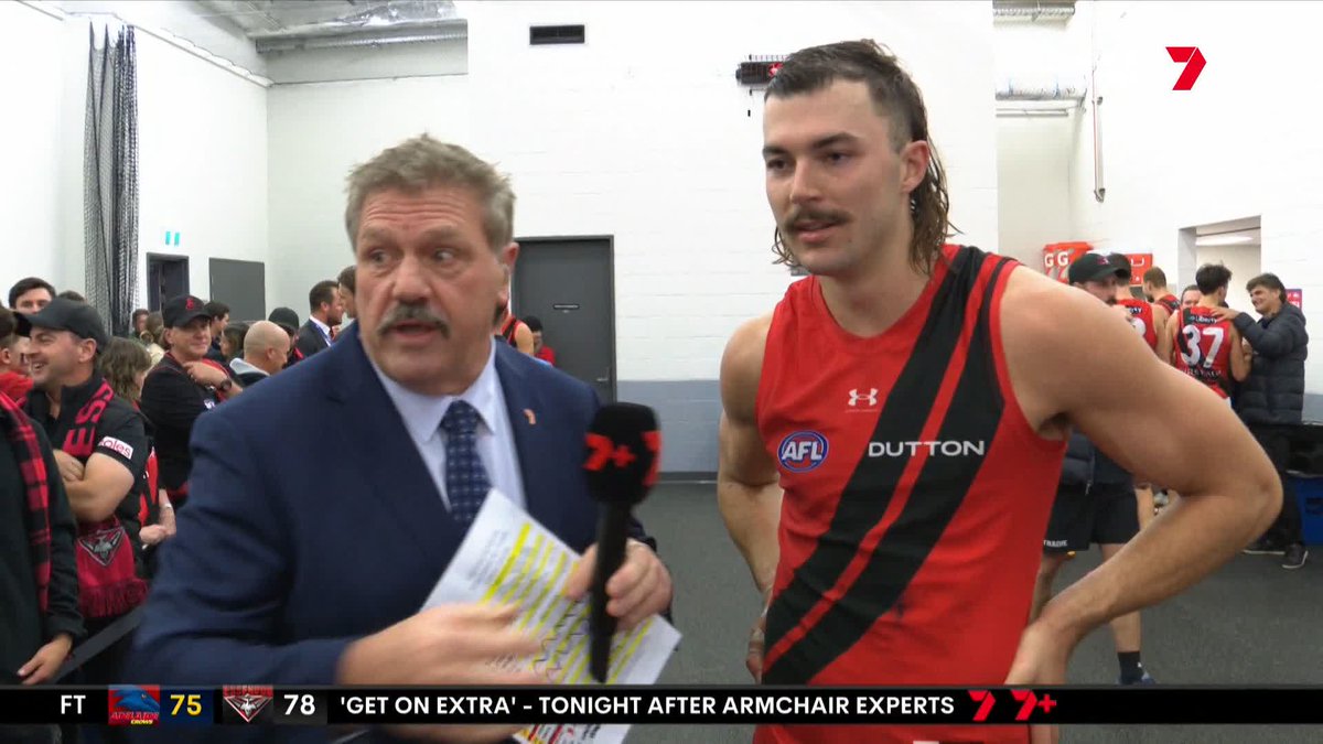 The man of the moment Sam Draper watches those last few seconds back... #AFLCrowsDons