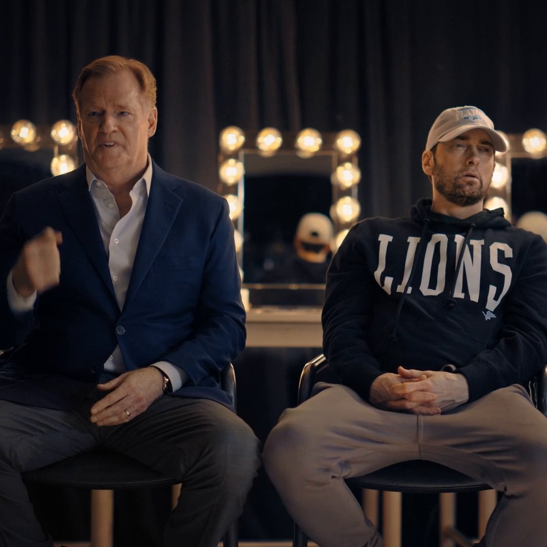 “You could just say Detroit.” — Marshall Mathers 😅 Catch the #NFLDraft in Detroit | Thursday, 8 ET | ESPN, ABC, NFLN