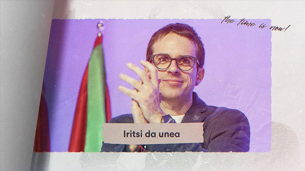 UNEA DA ORAIN. Bihozkada batek dio baietz! 💖🫰✊ #AldaketaDaOrain #BozkatuEHBildu