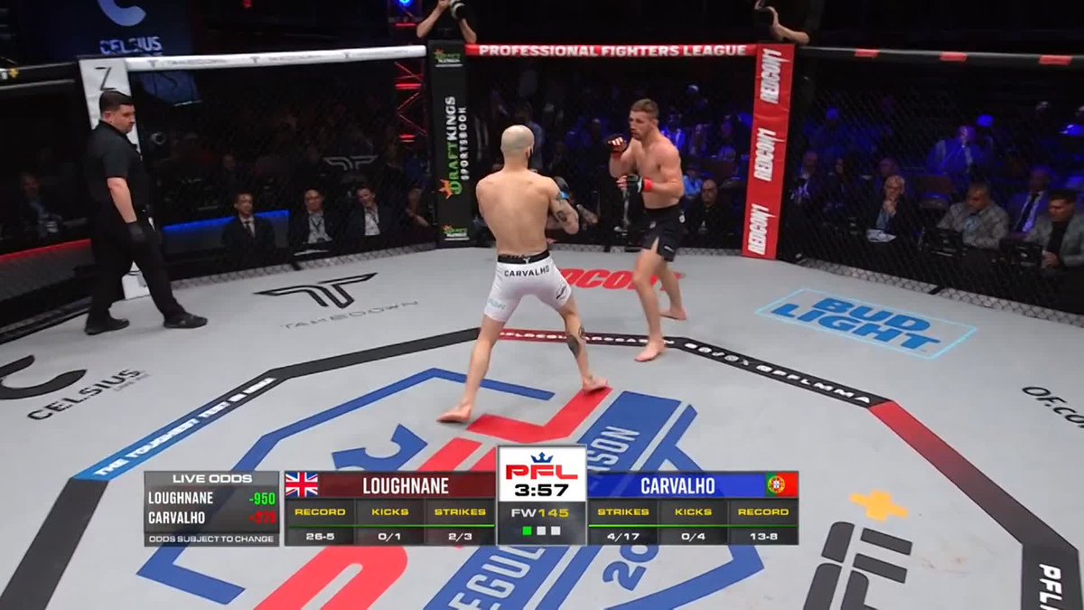 QUICK 6️⃣!!! BRENDAN LOUGHNANE KICKS OFF 2024 WITH A W! #PFLRegularSeason LIVE NOW 🇺🇸ESPN 🌎