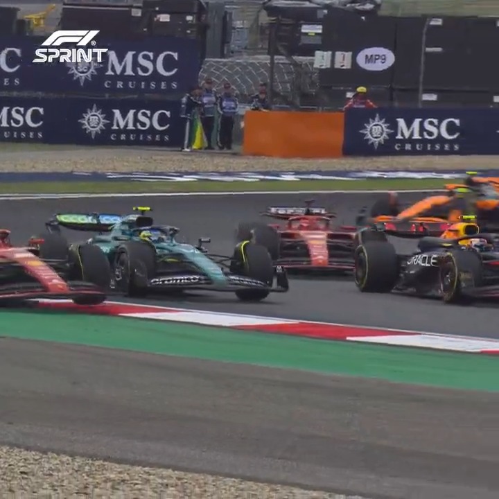 Alonso ⚔️ Sainz... through goes Perez! 🤩 Absolute box office 🍿 #F1Sprint #ChineseGP
