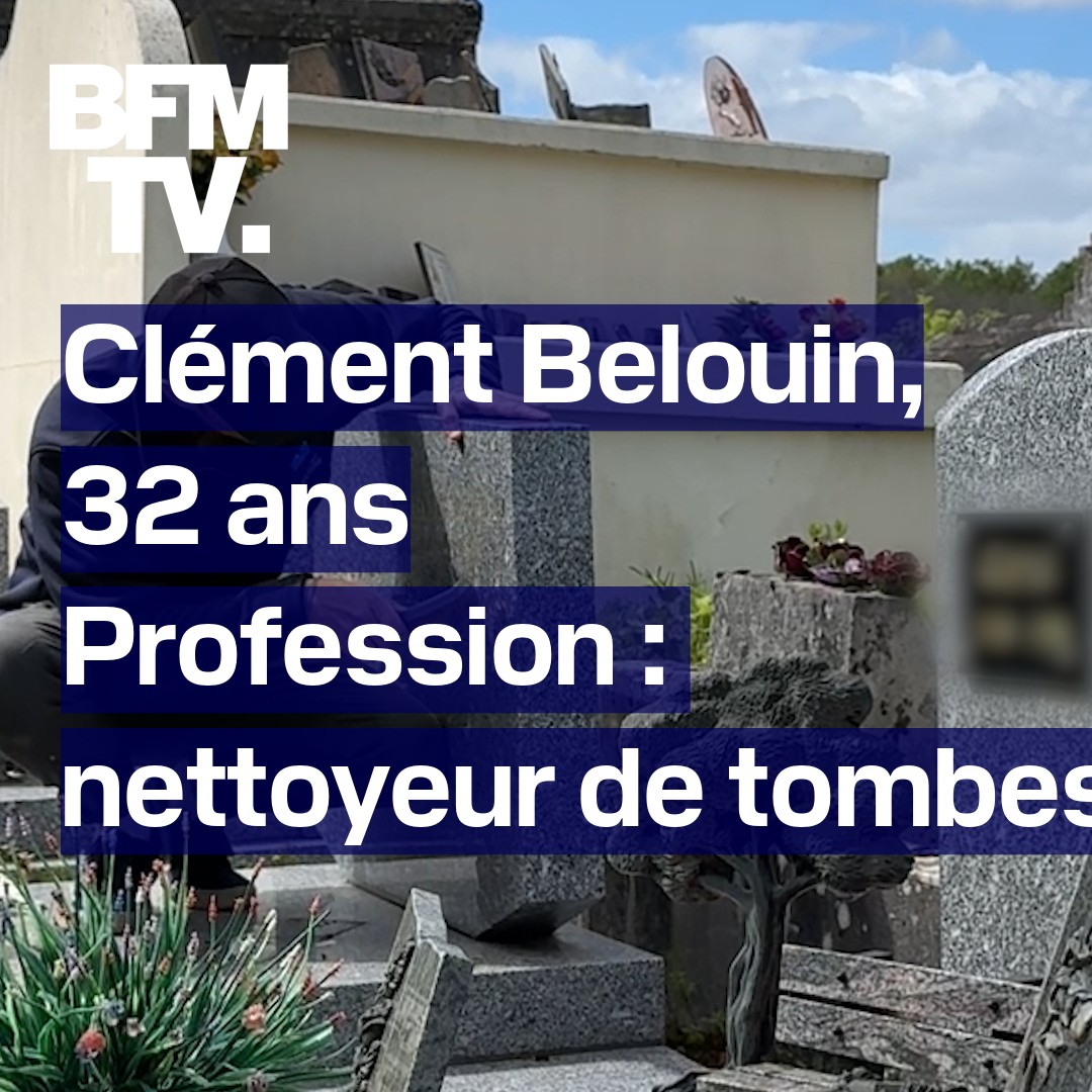 💬 "À aucun moment, je me dis: 'J'ai passé la journée entouré de personnes qui sont sous moi'" ✝️ Rencontre avec Clément Belouin, 32 ans. Profession: nettoyeur de tombes