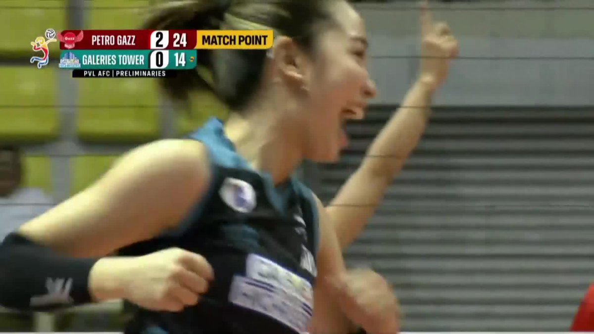 YA HOMETOWN GIRL 🤩 Carly Hernandez kept the fight going for the Galeries Tower Highrisers against the Petro Gazz Angels with her smashing attacks here in the third set. #PVL2024 #TheHeartOfVolleyball