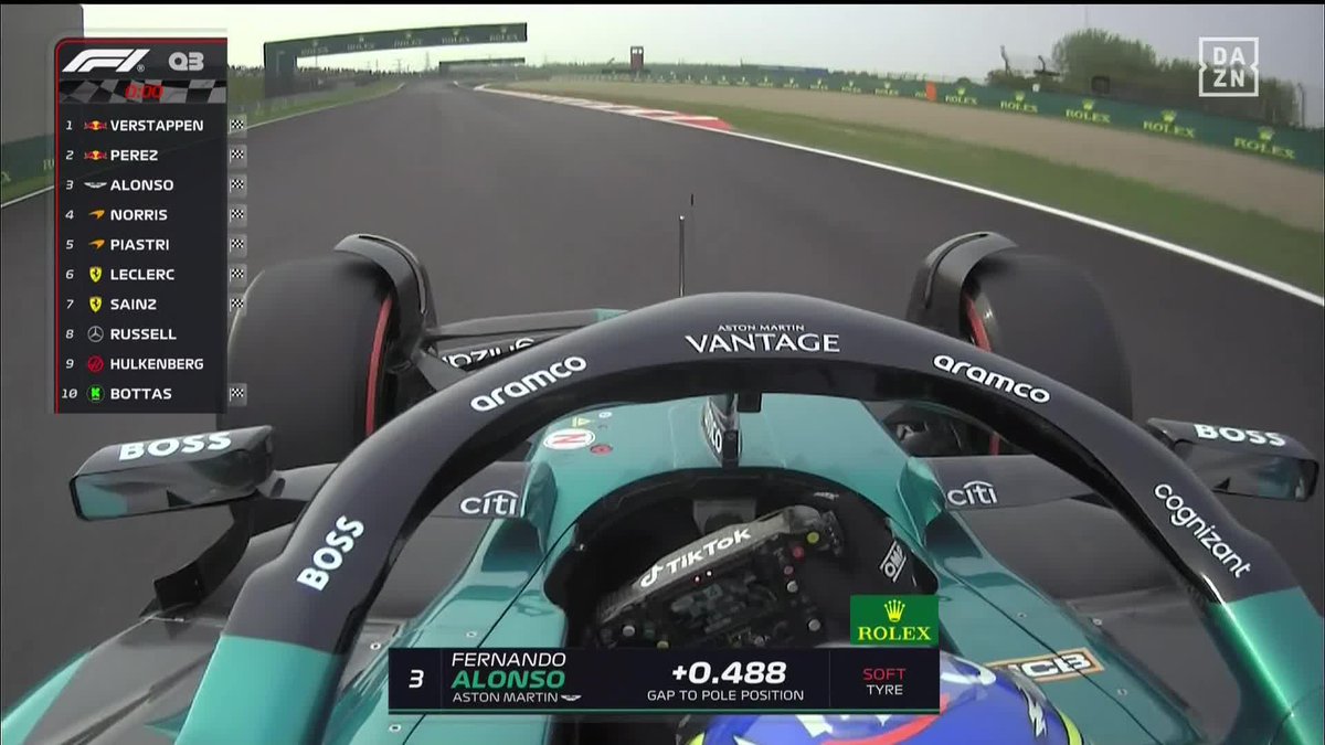¡QUÉ BARBARIDAD! ¡QUÉ FORMA DE HACER LO IMPOSIBLE! VUELTA LEGENDARIA DE ALONSO PARA CONSEGUIR LA TERCERA POSICIÓN LA CARRERA, ESTE DOMINGO EN DAZN ➡️ #ChinaDAZNF1 🇨🇳