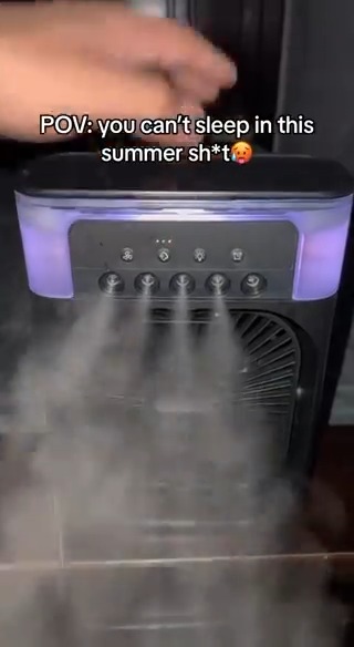 April is here and it already gets so hot. I am so glad to have found this portable AC fan. Keeps it cool in fraction of the budget of an actual AC. Thank me later 🙃🙃