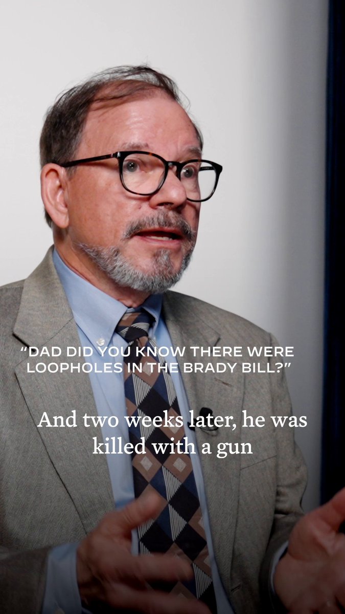 25 years ago today, 12 students and one teacher were killed at Columbine after two students obtained firearms without background checks. Tom Mauser continues to fight to end gun violence so no other parent knows the pain of losing a child to gun violence.