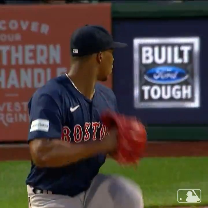 On the season, #RedSox starters lead the majors with a 1.72 ERA