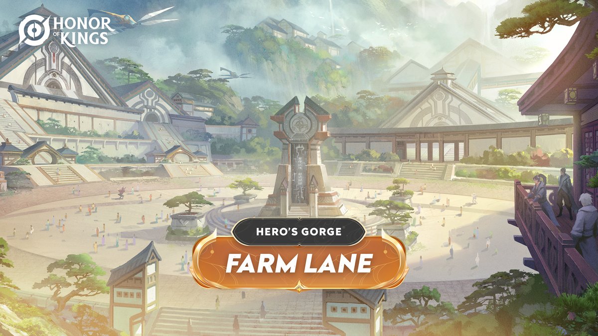 Next we're visiting the Farm Lane in Hero's Gorge! Here you'll find: 🏹 Ranged Combat Heroes 🩹 Skilled Protectors and Clutch Heals 💪 Where the strength of the late game is born! This lane requires patience and skill - are you up to the challenge? #HonorOfKings