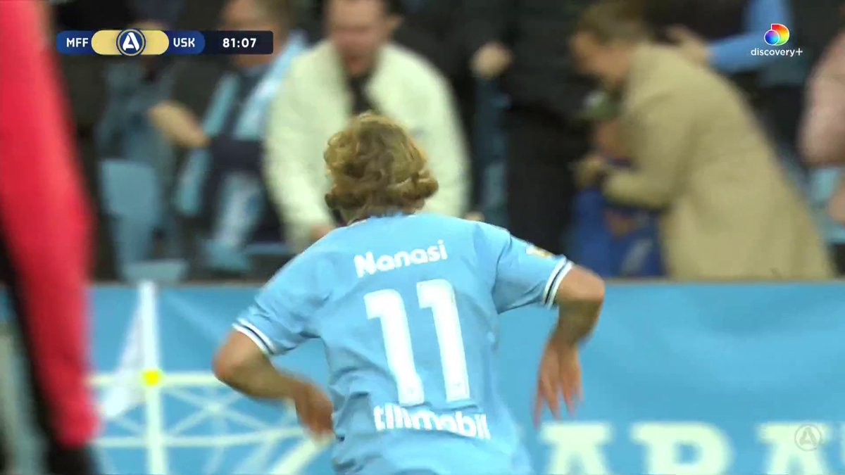 1-0 Malmö FF! Sebastian Nanasi spräcker Johan Brattbergs och VSK:s nolla! 🔵 📲 Se matchen på