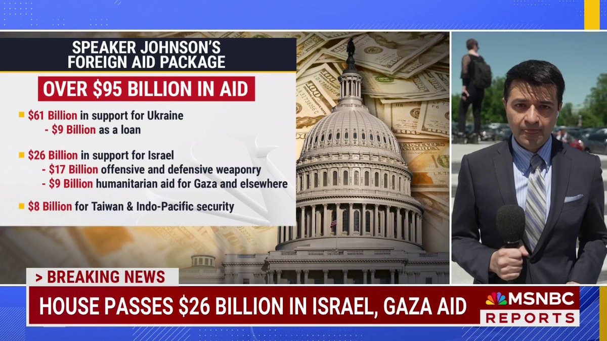 BREAKING: House passes $26 billion in Israel, Gaza aid