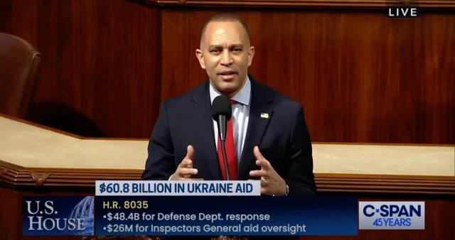 National Security legislation that supports democracy and freedom has passed the House overwhelmingly. We will stand with Ukraine until victory is won.