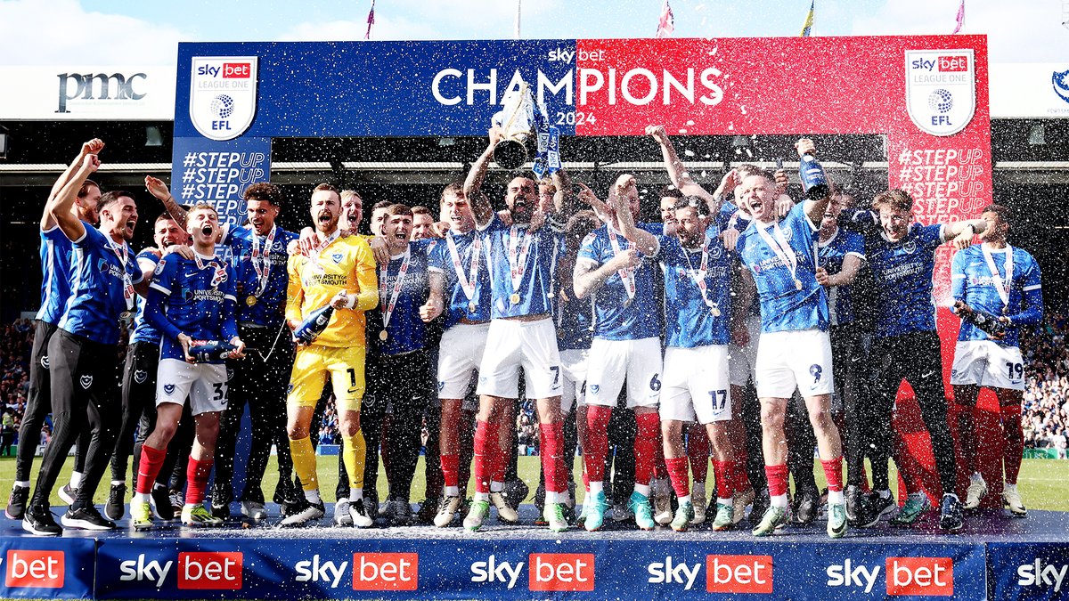 CHAMPIONS! 🏆💙 #Pompey