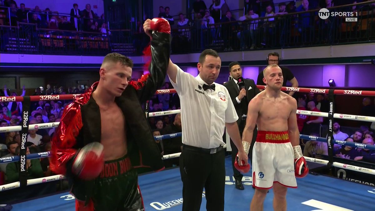 21-year-old Billy Adams moves to 3-0 after a good night's work vs Mark Butler 👊 #FightNight