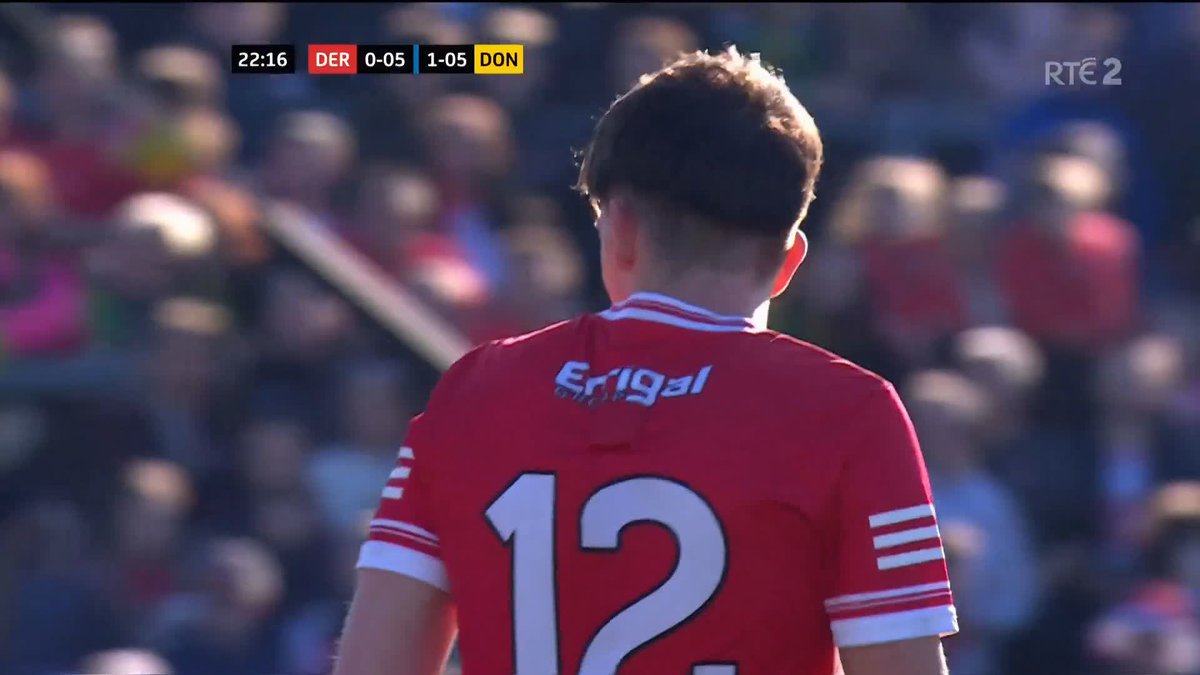 Why did Donegal keeper Shaun Patton have to return to the pitch from the halfway line? A new rule in place this season means a player not seriously injured who requires treatment must be treated off the pitch and can only return at the halfway line during a break in play.