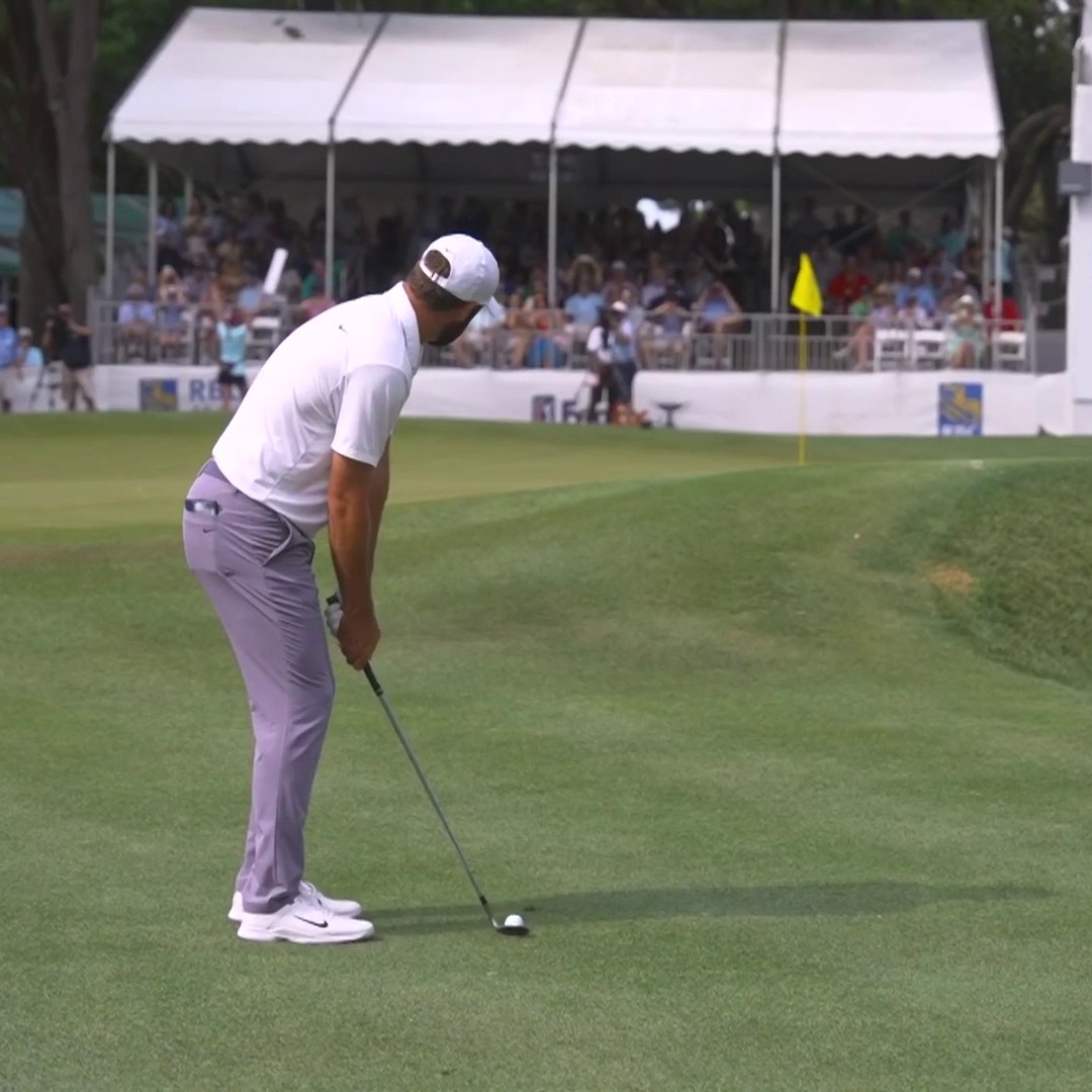 His chipping is on another level right now.
