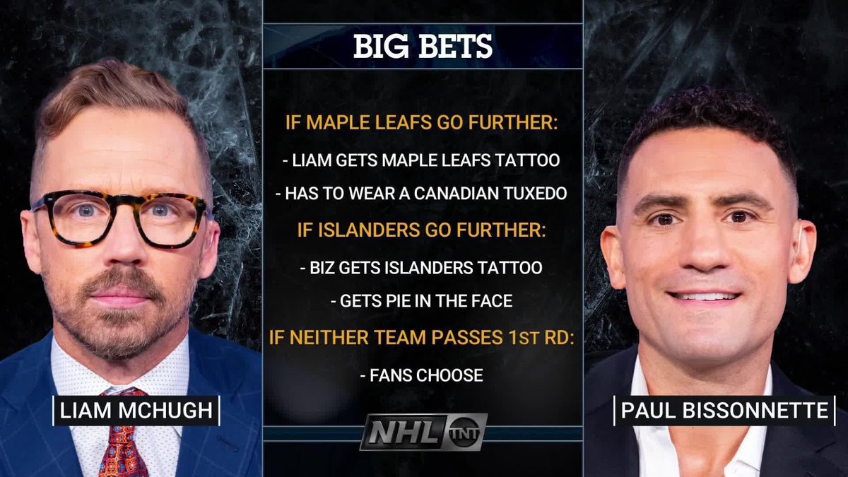 The terms of the Liam McHugh vs. Paul Bissonnette bet are official TATTOOS ARE ON THE LINE 😱