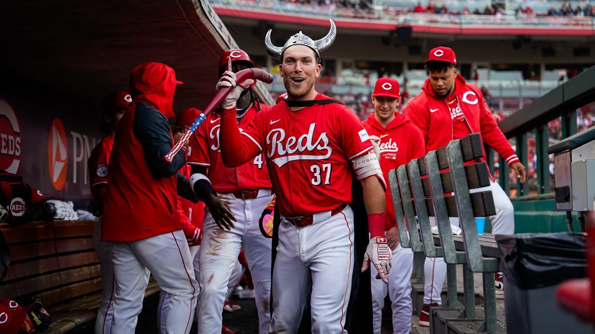 First career grand slam for Tyler Stephenson❗️