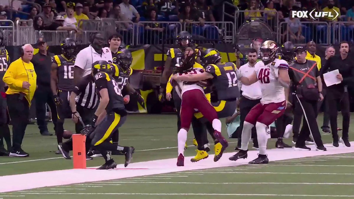 Quinten Dormady took a BIG hit on this play along the sideline 😳 The play is currently under challenge review for unnecessary roughness
