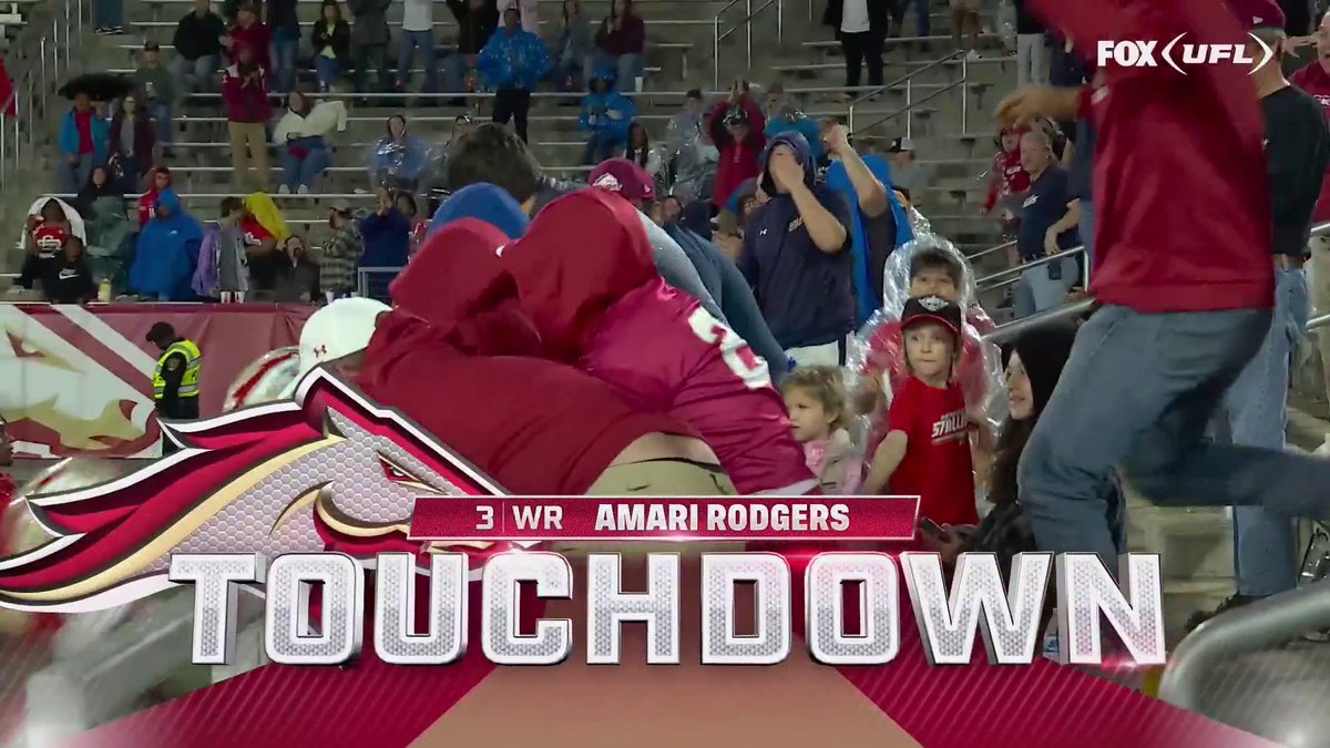 AMARI RODGERS HIT THE JETS! 💨 TD Birmingham Stallions 🐎
