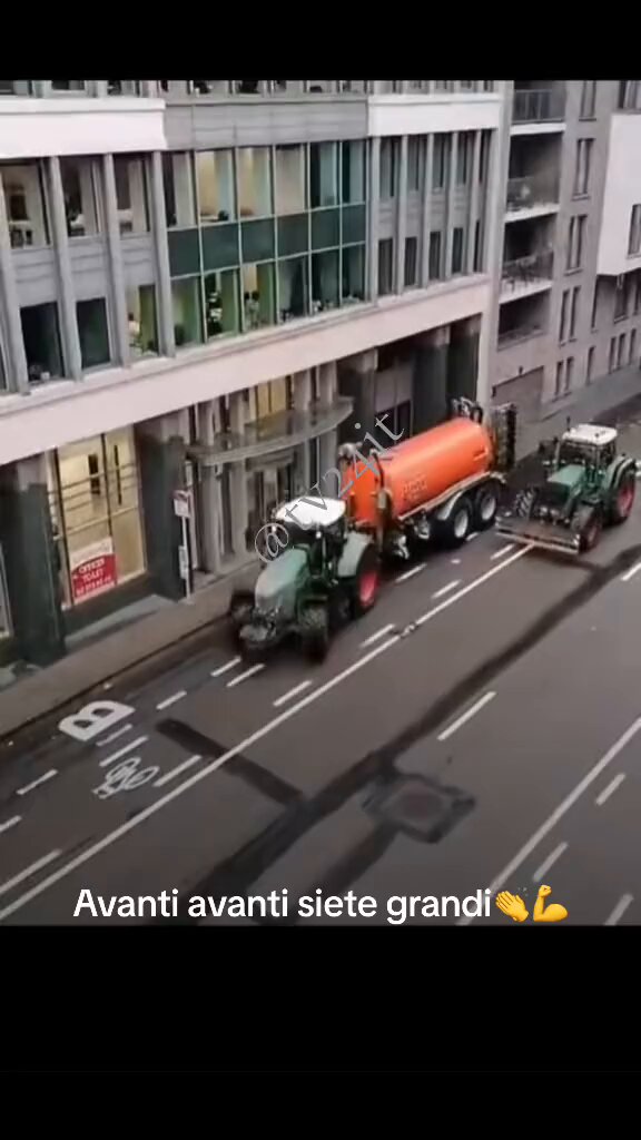 French farmers spraying manure on police. The French farmers are by far the most entertaining protesters on the planet. 🔊