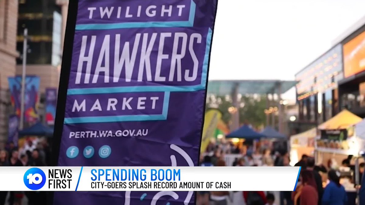 A string of major events in the Perth CBD has led to a spending boom, with city-goers splashing a record amount of cash over summer. It's reignited the debate over extended trading hours | Breanna Inferrera