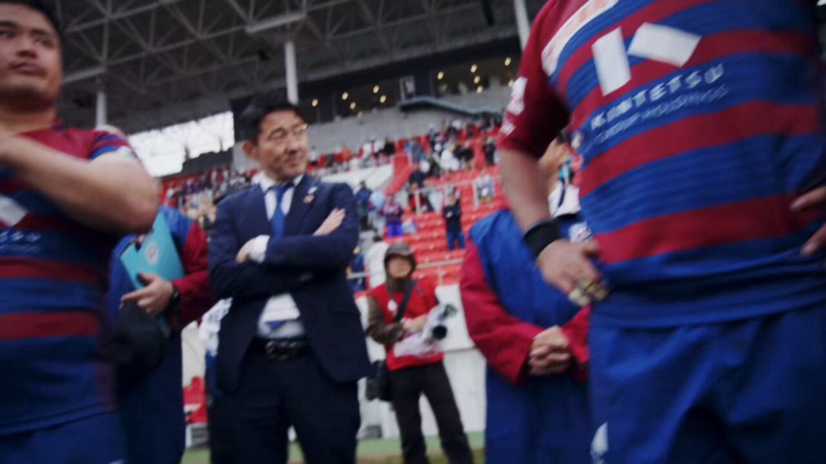 ようやく歌えた勝利の部歌！！ 野中キャプテンもこの笑顔☺️ #花園近鉄ライナーズ #WeAreLINERS