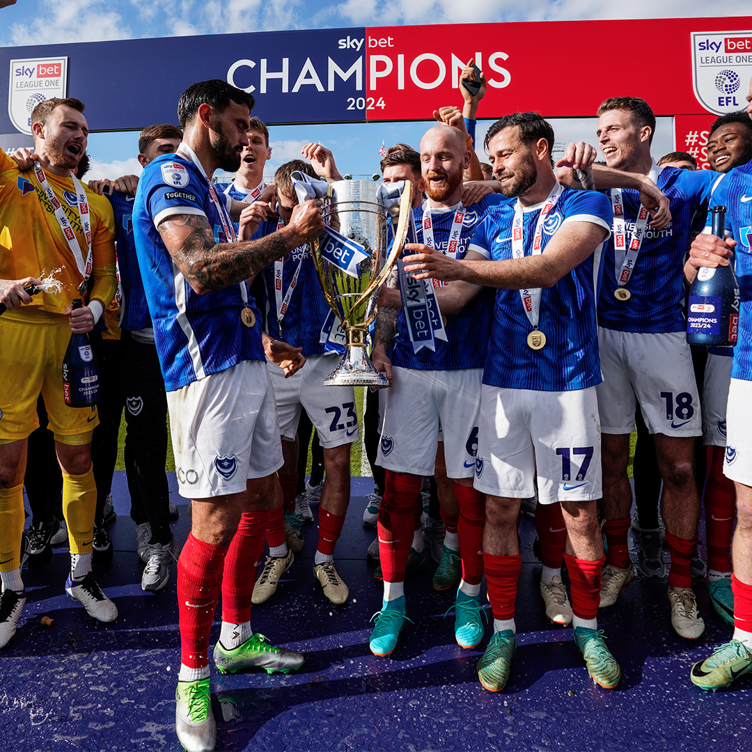 Imagine: - Being born in Portsmouth. - Growing up in Buckland. - Supporting #Pompey for life. - Coming through the academy. - Leaving for a new adventure. - Returning to the south coast. - Captaining your side to the title. Just Marlon Pack living his dream. 💙