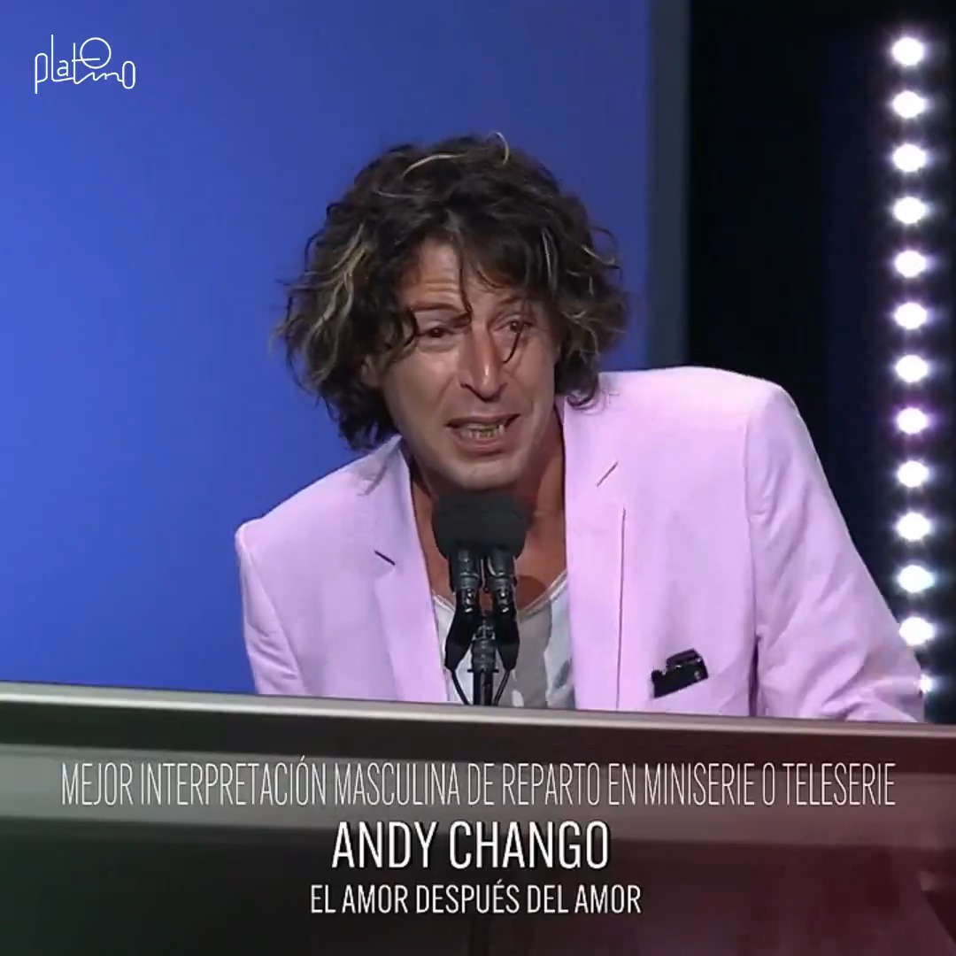 "Andy Chango": Por su discurso en los #PremiosPlatino