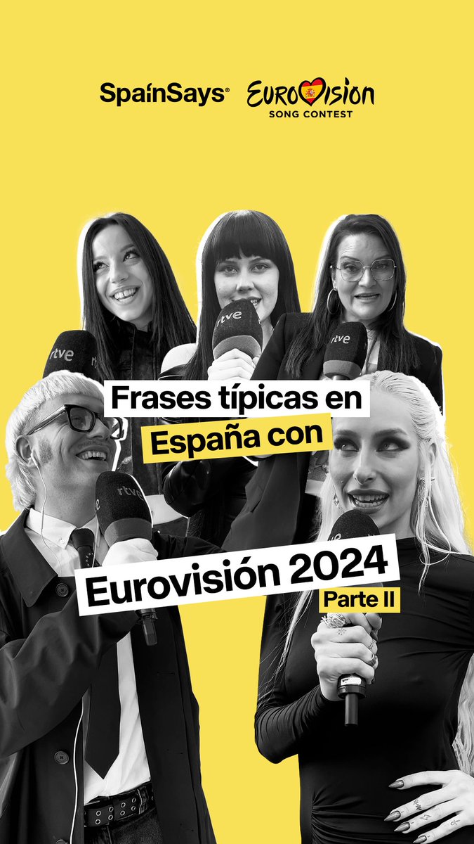 Seguimos para bingo: Frases típicas en España con los participantes de #Eurovision2024 😎 SpainSays ¿Cuál es tu expresión favorita? 👀 #SpainSays #Eurovision2024 #Eurovision #12PointsSpain