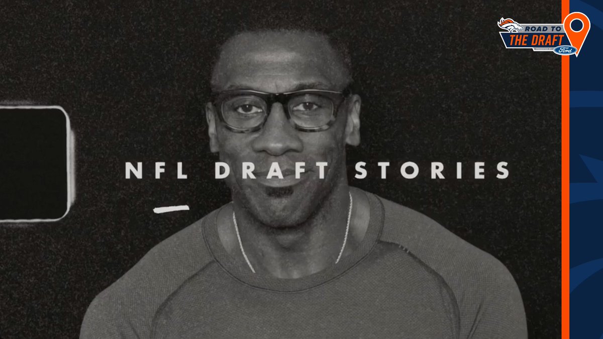 Yes, shannon sharpe was working out when we drafted him. 😅 Relive his #BroncosDraft memories: