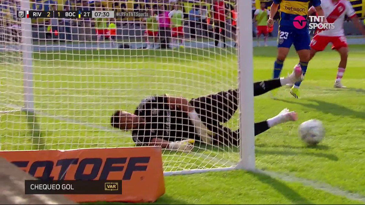 El VAR anuló el gol de River. ¿Cómo la vieron ustedes?