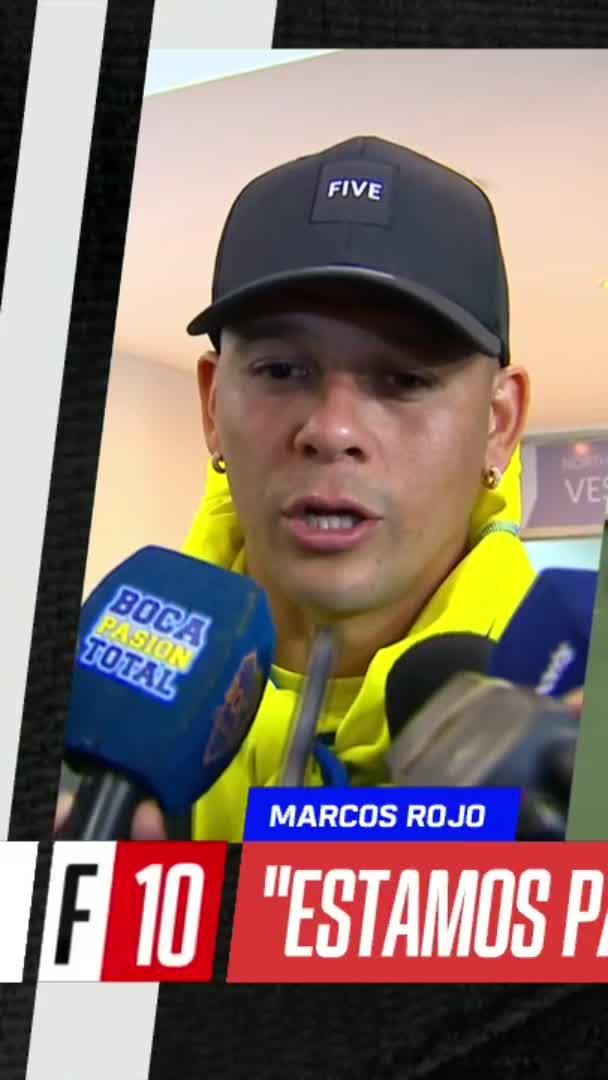 #MarcosRojo “Fue una gran tarde de fútbol con las dos hinchadas. LA DE BOCA ES MUY GRANDE y hoy se vió la diferencia entre las dos”.