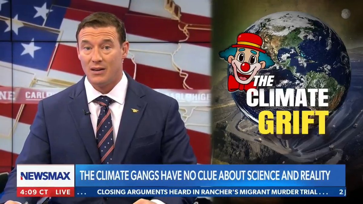 "There is no reasoning" with climate activists, says Carl Higbie. "They think mankind can offset a volcano by installing a new bicycle path."