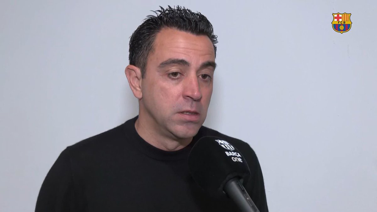 🎙️ Xavi's reaction following #ElClásico