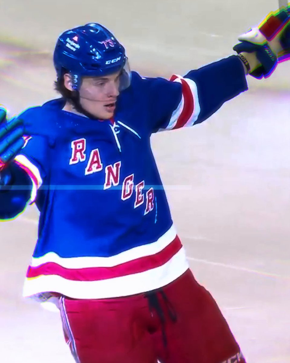 What a #StanleyCup Playoffs debut it was for Matt Rempe! 😎