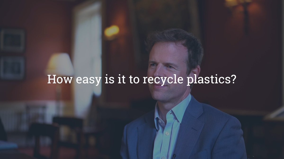 'We recycle only 9% of the plastics we produce.' Oxford Martin School's Prof Cameron Hepburn explains why we need to redesign the plastics system. #EarthDay