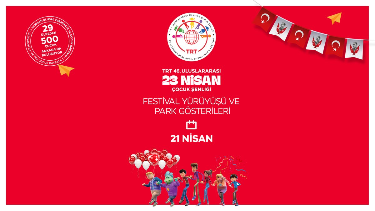 Yöresel kıyafetleri, dansları ve nefes kesen gösterileri ile sahne onların!🤩 Çok ama çok eğlenceli bir gün sizi bekliyor! 🎈🎉 23 Nisan coşkusu Başkent Millet bahçesinde hız kesmeden devam ediyor! #trt23nisancoşkusu #23NisanTRTde