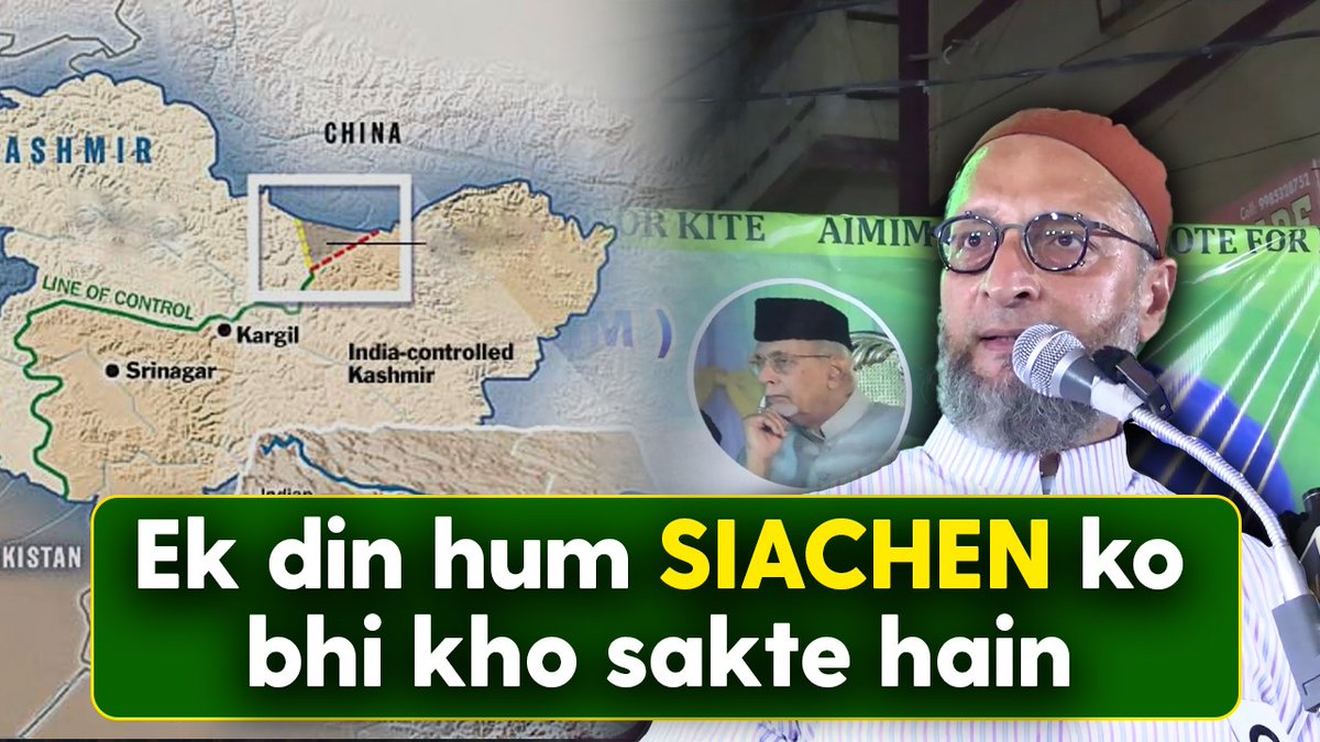 मैं चैलेंज करके बोल रहा हूं, चीन भारत की सरज़मीन पर क़ब्ज़ा करके बैठा है, लद्दाख के DGP ने कहा 65 पेट्रोलिंग प्वाइंट में से 25 पर हम नहीं जा सकते, चाइना की PLA आर्मी बैठी है।