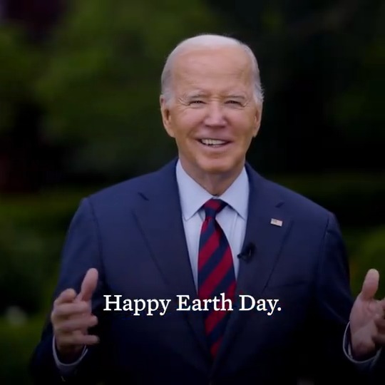 Happy Earth Day, folks! Today, I’m reminded of the work we must do to protect our planet for future generations. I’m also reminded of the historic progress we’ve already made — building a cleaner, healthier planet for every American. And we’re just getting started.
