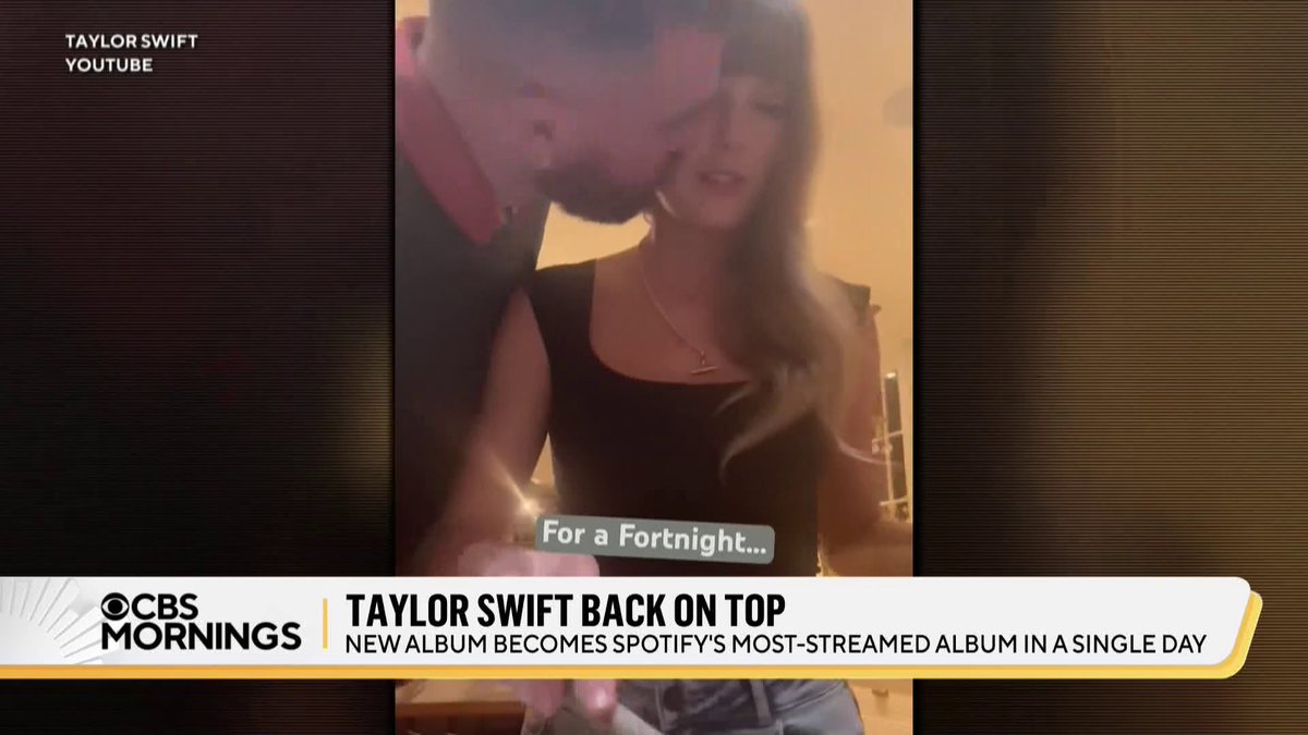 Taylor Swift’s 11th studio album, “The Tortured Poets Department,” became Spotify’s most-streamed album in a single day while selling 1.6 million units — putting it on track to be one of the most successful album releases in history. Jo Ling Kent reports.