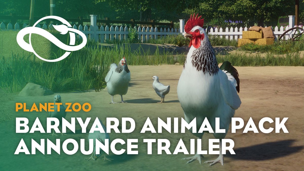 🌍 Happy Earth Day! Grab your boots because the Planet Zoo: Barnyard Animal Pack arrives 30 April for PC! 🐔 Meet with 7 friendly new animals from the rolling countryside & enjoy a brand new Scenario. All alongside Free Update 1.17! 🔗 Full Info: