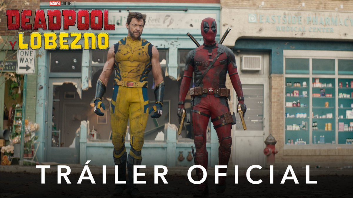 PEC. Disfruta del nuevo tráiler oficial de #DeadpoolYLobezno de Marvel Studios. Jueves 25 de julio solo en cines.