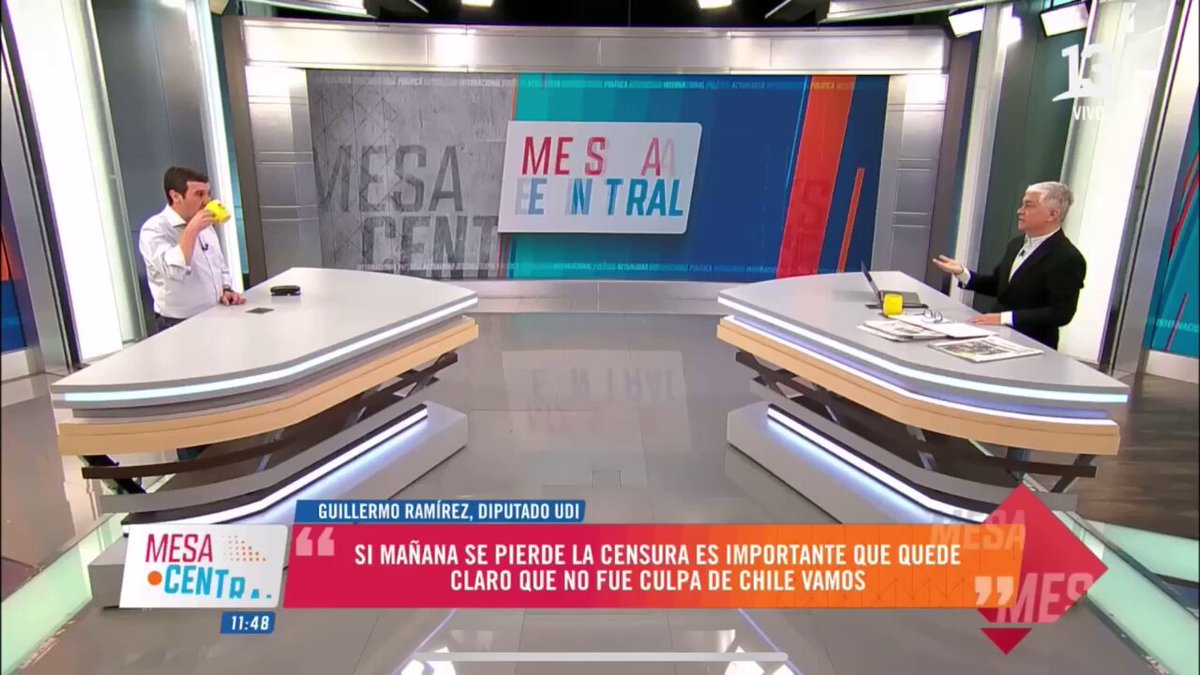 🔴 Ayer, Iván Valenzuela resumió en 20 segundos el rol de la derecha desde el inicio del gobierno hasta hoy, en entrevista con el diputado UDI Guillermo Ramírez.