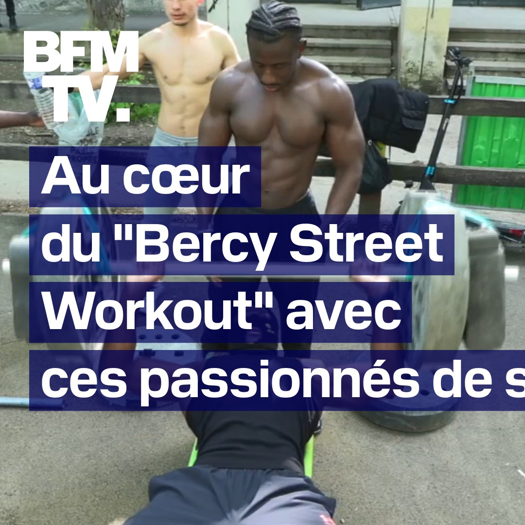 💪 À Paris, le "Bercy Street Workout" est devenu le repaire des passionnés de musculation en plein air