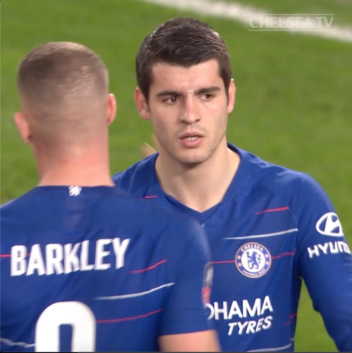 Morata’s last two Chelsea goals. Both assisted by Hudson-Odoi.
