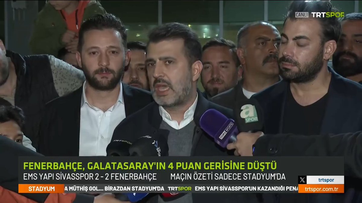 🗣 EMS Yapı Sivasspor Basın Sözcüsü Gökhan Karagöl: Teknik heyetimiz ve oyuncularımızı tebrik ediyoruz. Avrupa hedefimizin devamı için bu maç çok önemliydi.