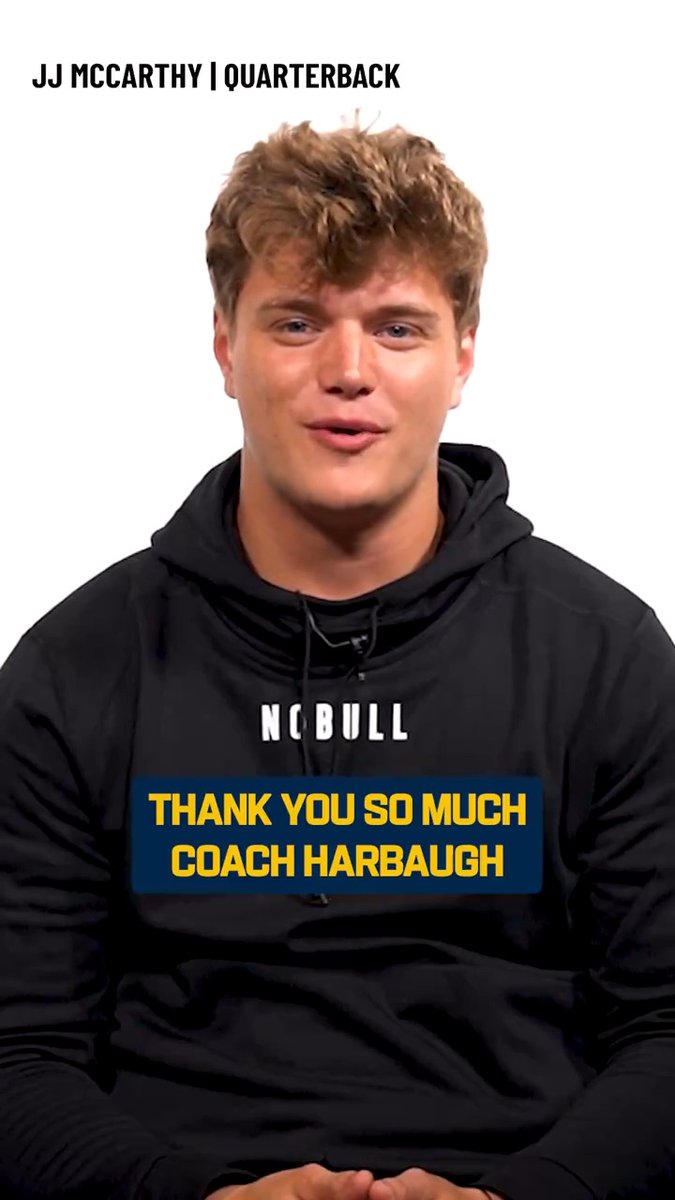 .Michigan Football Draft prospects expressing their gratitude to Coach Harbaugh is heartwarming 🥹🫶