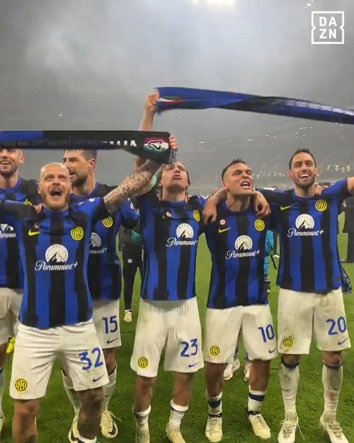 𝑺𝒊𝒂𝒎𝒐 𝒏𝒐𝒐𝒐𝒐𝒐𝒐𝒊𝒊 ⭐️⭐️⚫️🔵 #Interstellar #Inter #SerieATIM #DAZN
